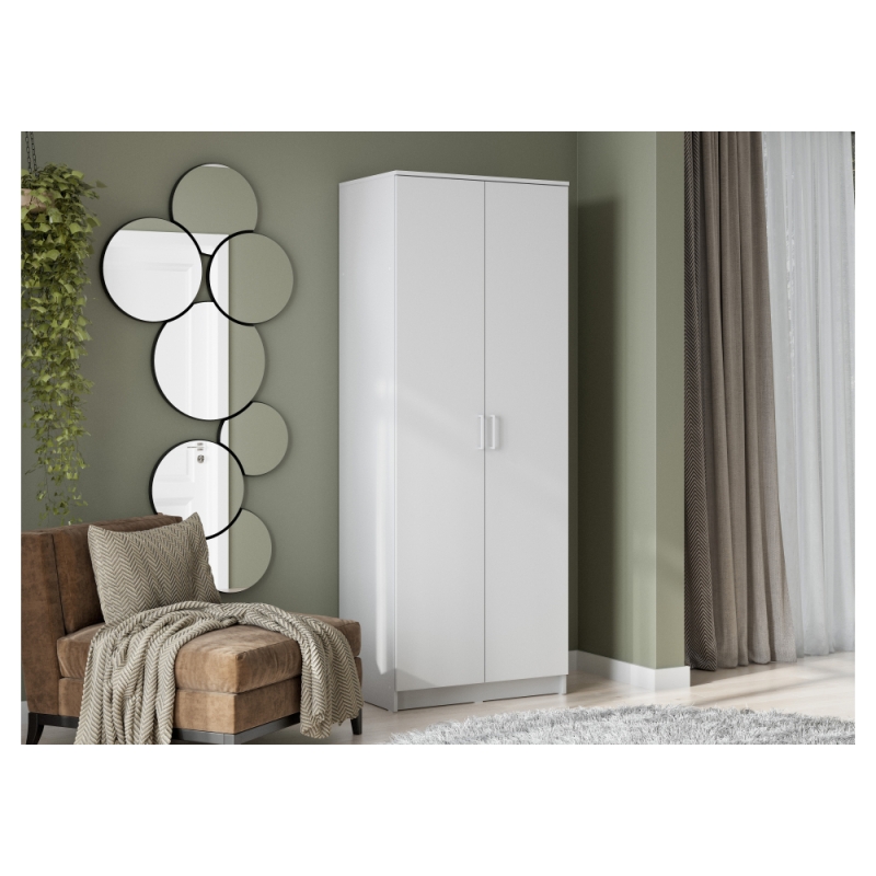 Шкаф Сантори белый тексктурный