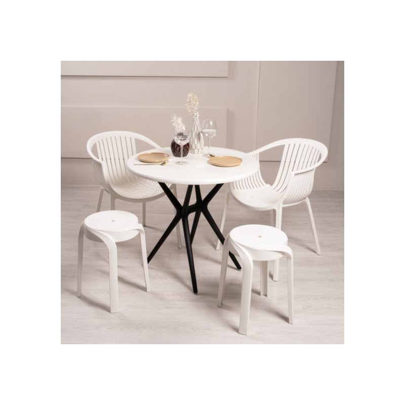 Табурет Слайвер белый