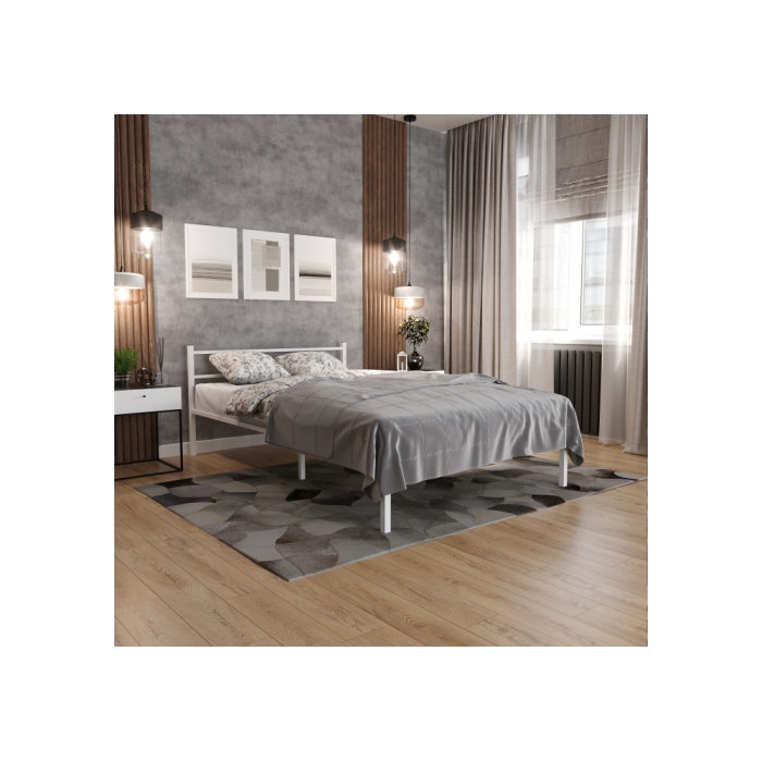 Полутораспальная кровать Фади 120х200 белая