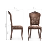 Стул Руджеро орех / шоколад
