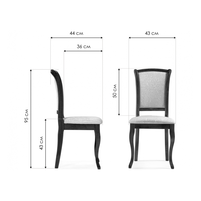 Стул Milan тобакко