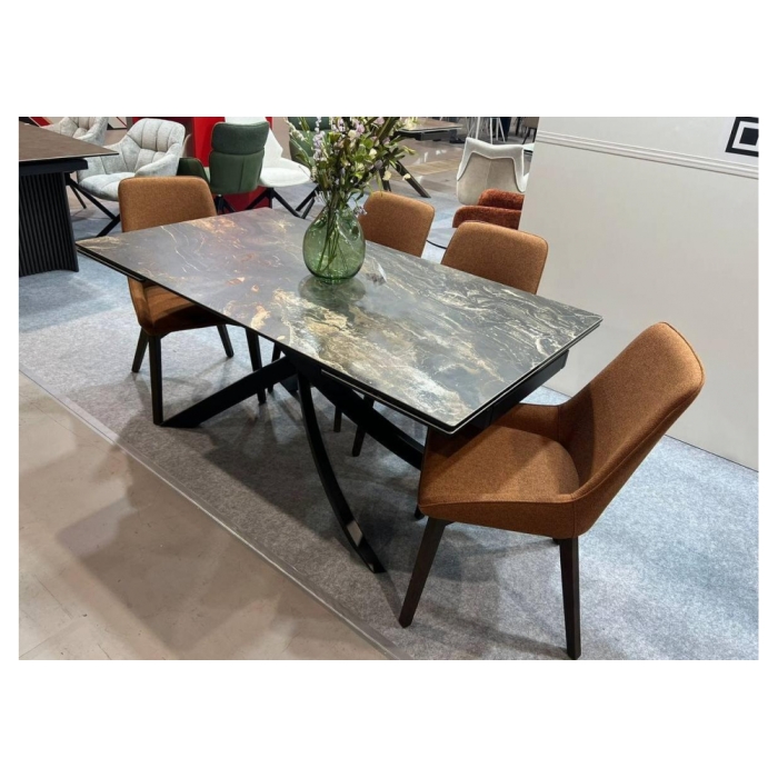 Керамический стол Estebio 160 kl-176 итальянская керамика / черный