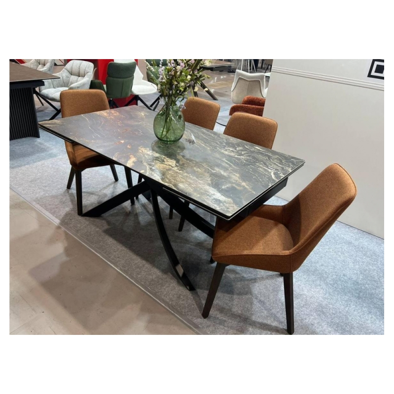 Керамический стол Estebio 160 kl-176 итальянская керамика / черный