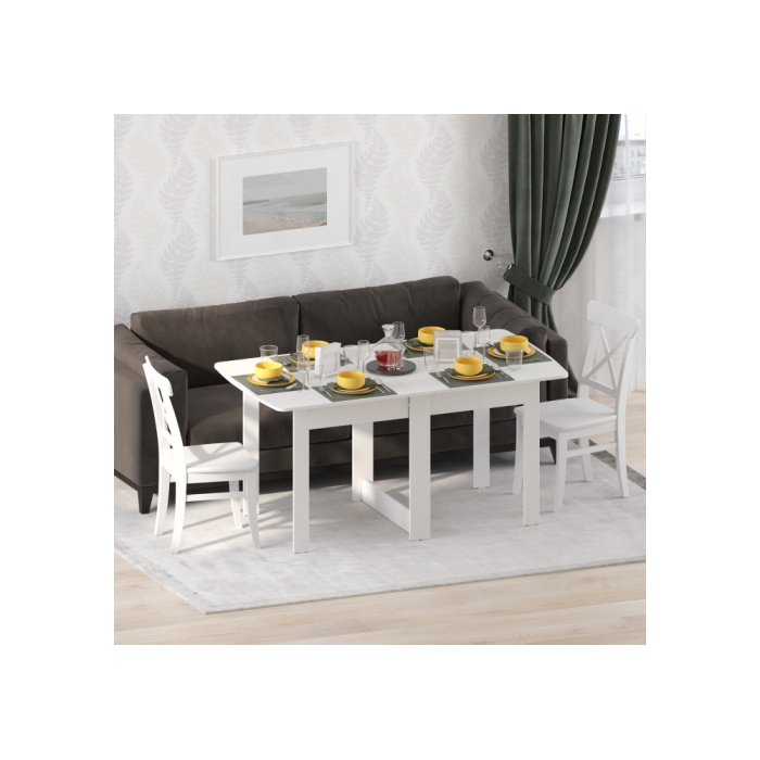 Стол-книжка СтК4 161,5х86,5х78,5 белый