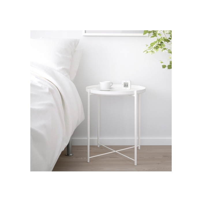 Журнальный столик-поднос Tray 1 46х52 white