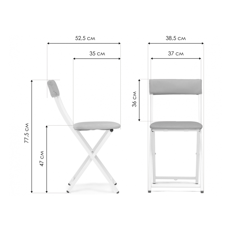 Стул на металлокаркасе Elevis зеленый / черный