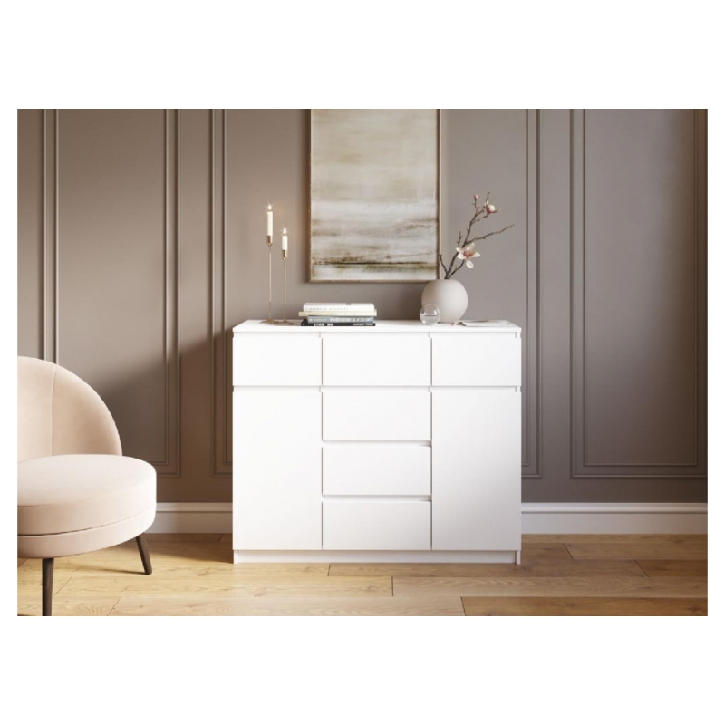 Комод Мадера Комби 2 лдсп белый