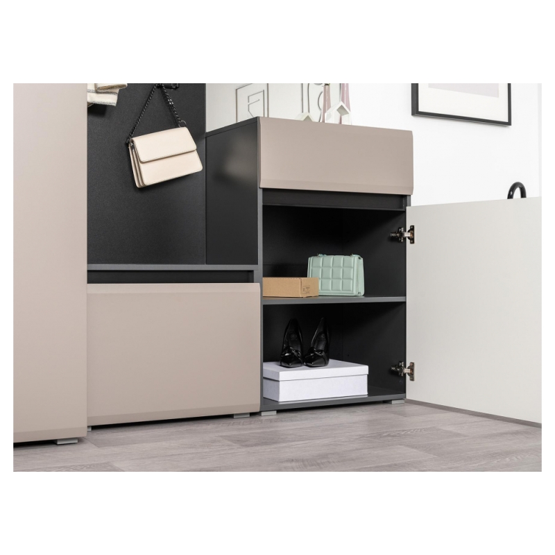 Комод Сейдиль 16.231.02 антрацит / веллюто капучино