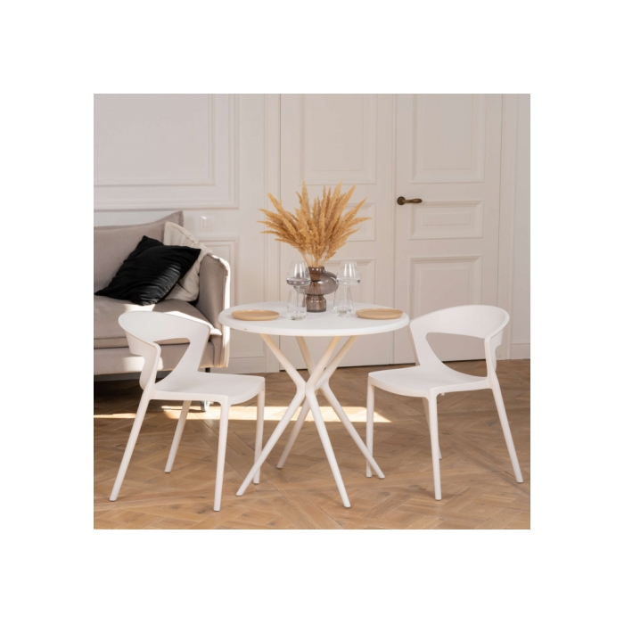 Пластиковый стул Градно белый