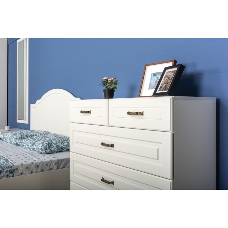 Комод Ливерпуль 10.103.01 белый / ясень ваниль