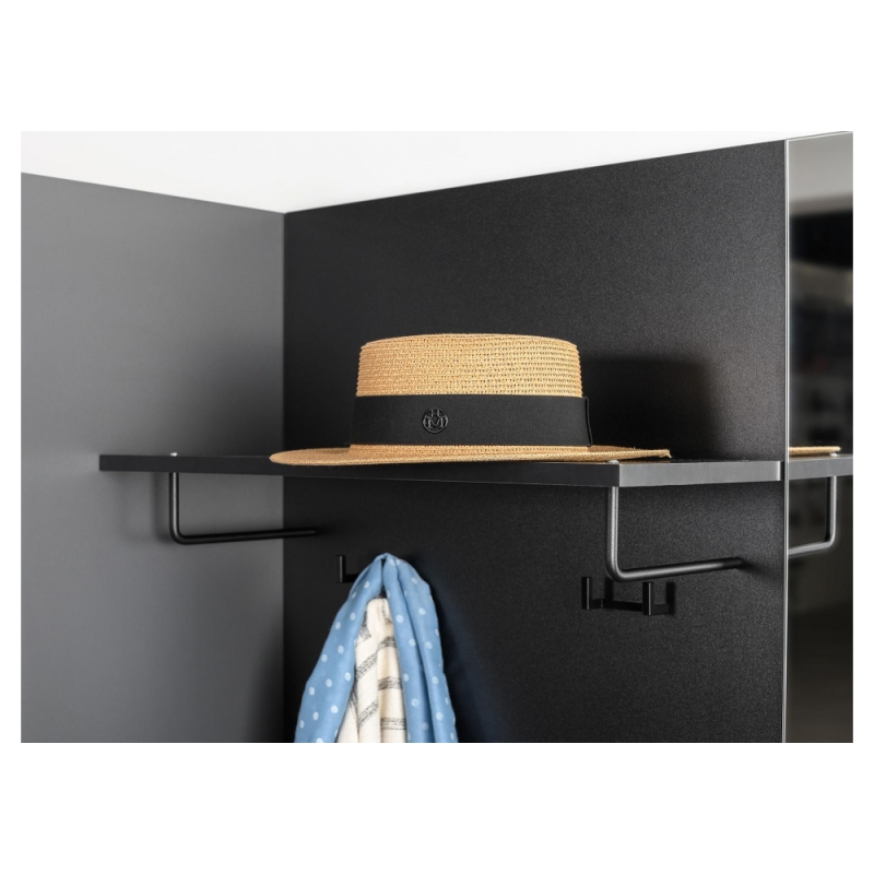 Настенная вешалка Сейдиль 15.16 черный