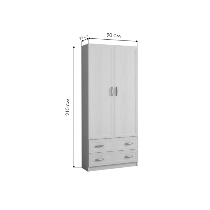 Шкаф двухдверный Колибри бодега