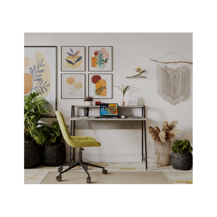 Компьютерное кресло Честер горчичный / черный