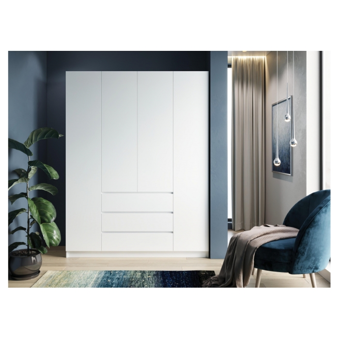 Шкаф Мадера ЛДСП белый