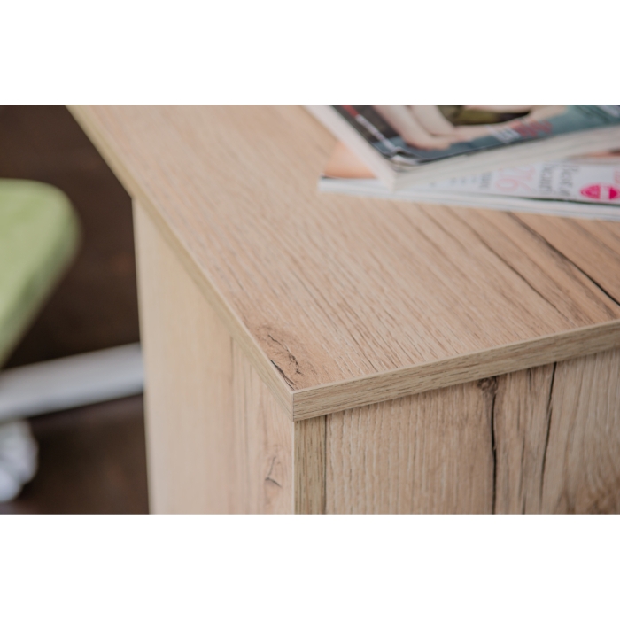 Письменный стол Битти Лофт 116х60х75 дуб делано светлый / белый матовый