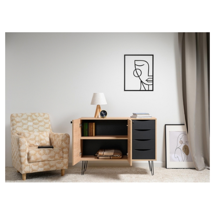 Тумба Брюс 16.233 сантьяго / черный