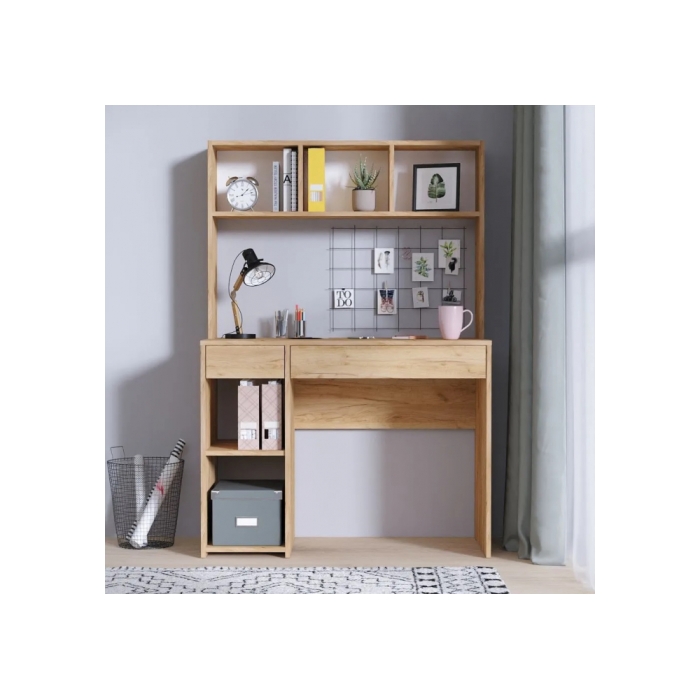 Письменный стол Комфорт 12.77 F 100х49,8х147 дуб золотой craft