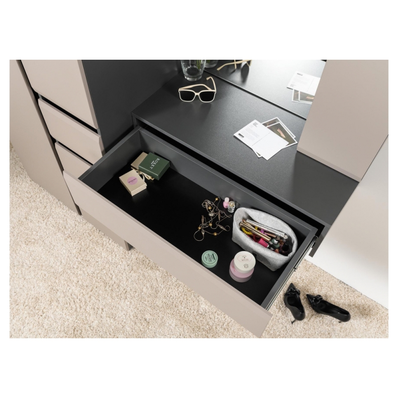 Тумба  Сейдиль 16.156 антрацит / веллюто капучино