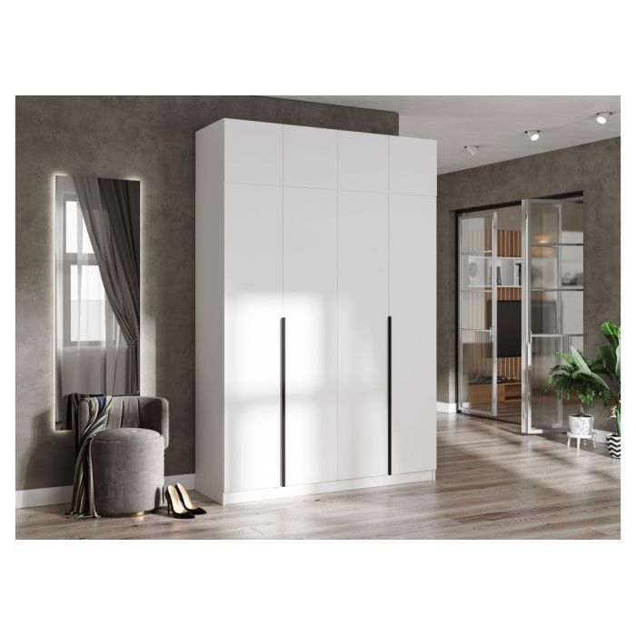 Шкаф Широн 1600 белый / белый