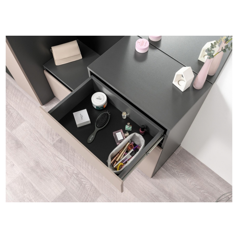 Комод Сейдиль 16.231.02 антрацит / веллюто капучино