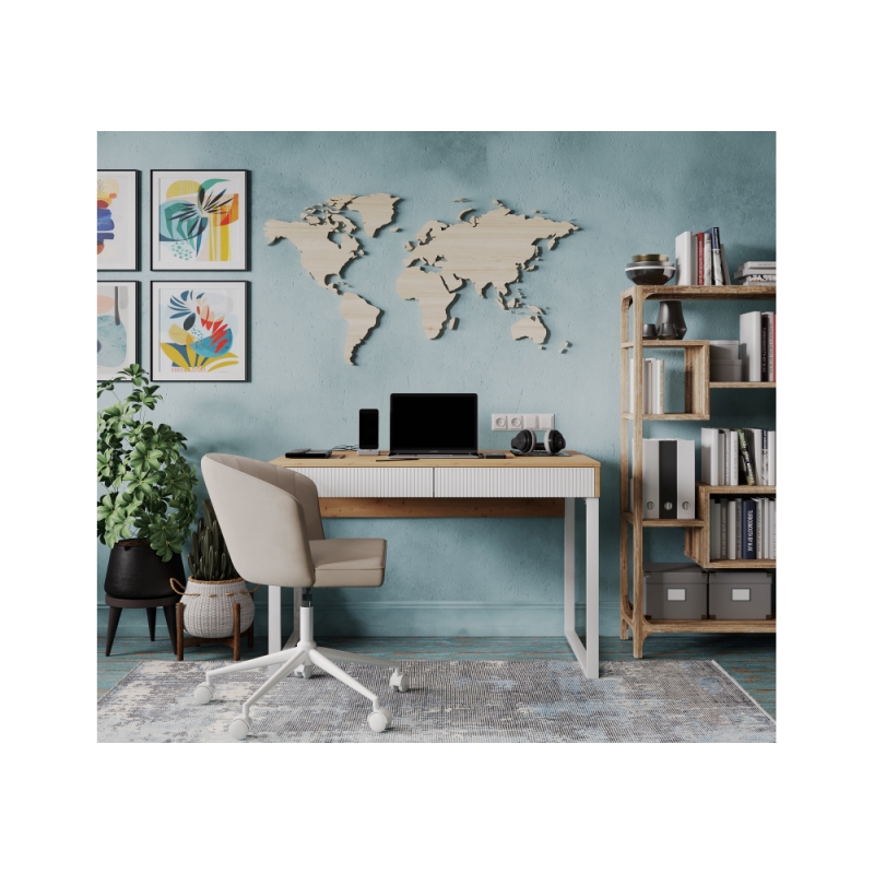 Компьютерное кресло Дэни бежевый / белый