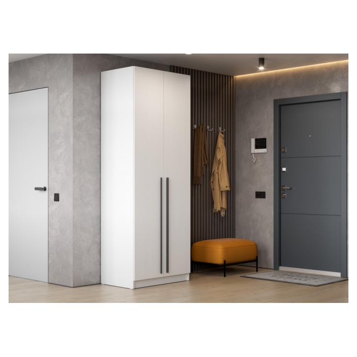 Шкаф Бирма ШК-800 белое дерево / белое дерево