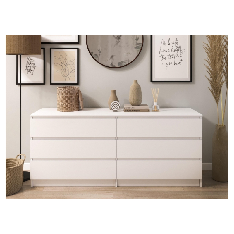 Комод Мадера 1384 лдсп белый