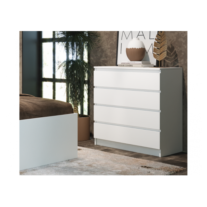 Комод Мадера К4М белый