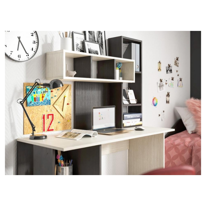 Письменный стол Эфес 120х50х55 венге / дуб белфорд