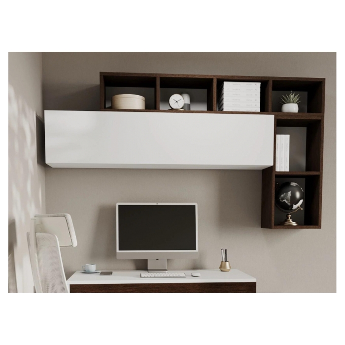 Шкаф навесной Модена белый