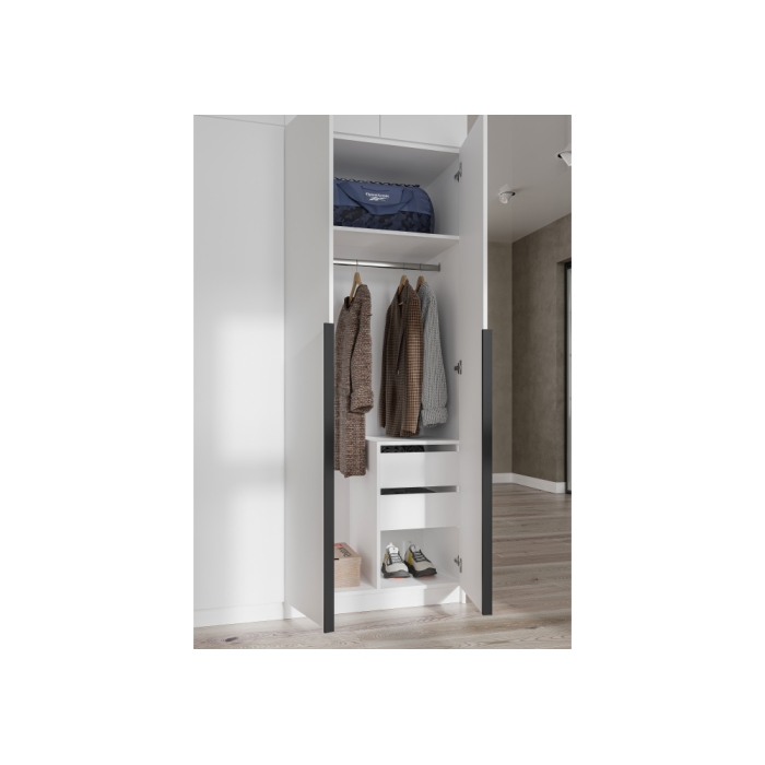 Шкаф Широн 800 белый / белый