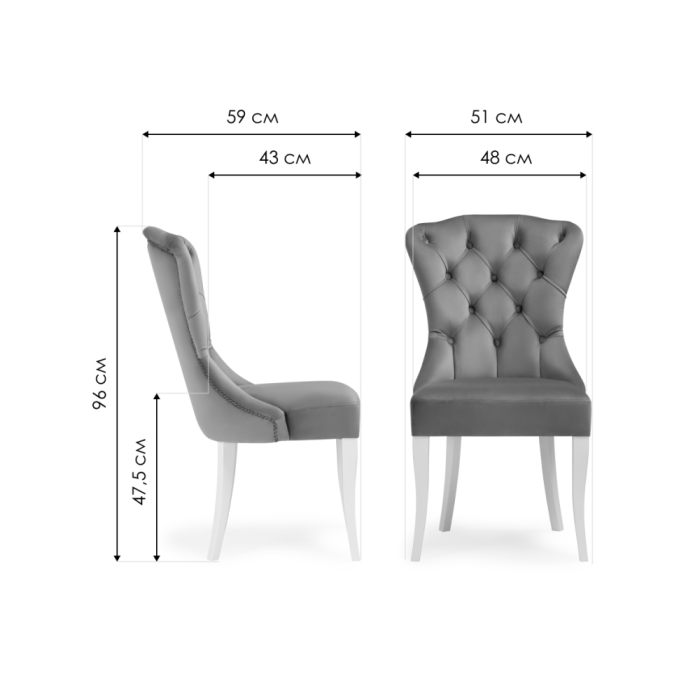 Деревянный стул Милано 1 зеленый / белый