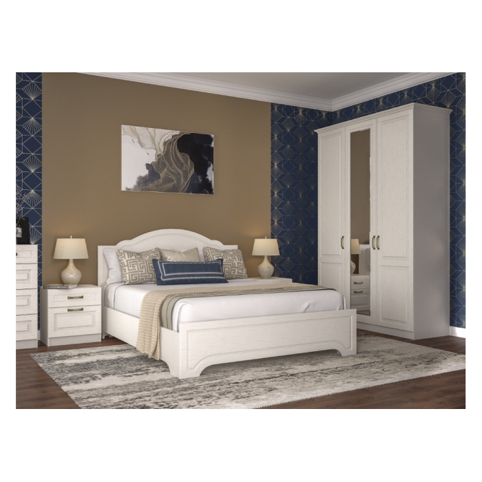 Тумба прикроватная Ливерпуль 08.146 белый / ясень ваниль НМ-1012-100 пвх