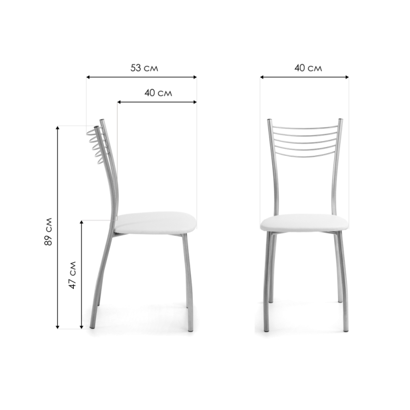 Стул на металлокаркасе Goki ваниль крап / светлый мусс
