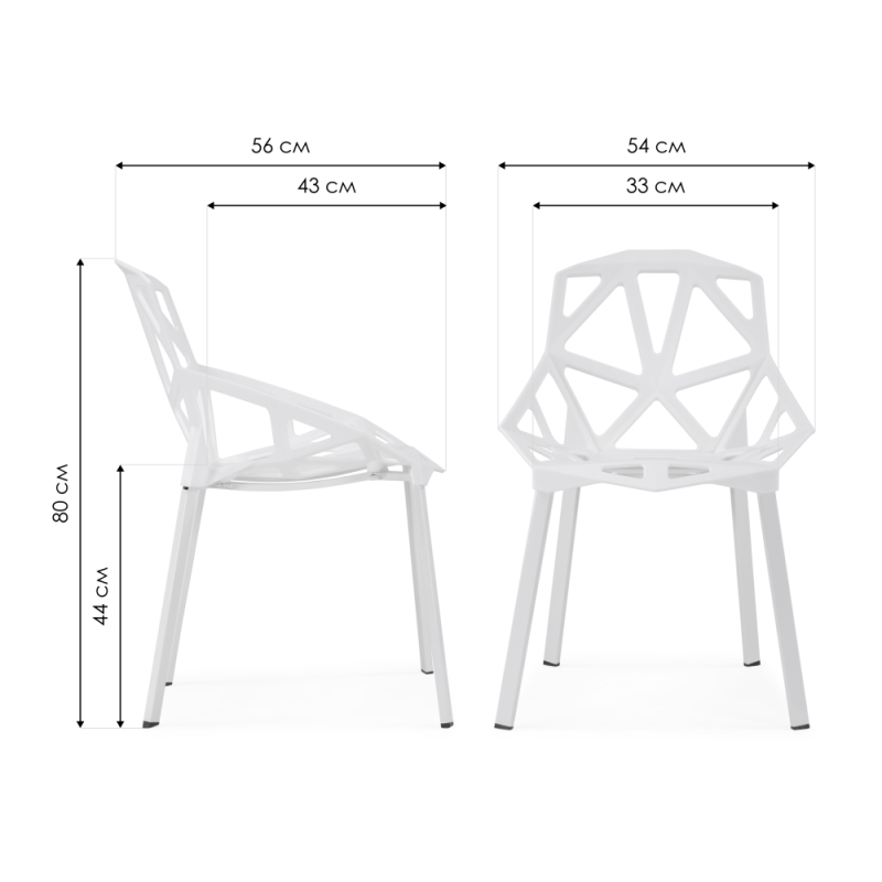 Стул One PC-015 белый