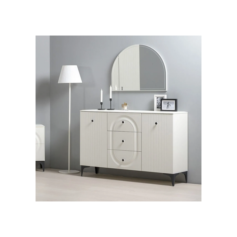 Комод Вестра 13.309 белый pe шагрень / белая шагрень