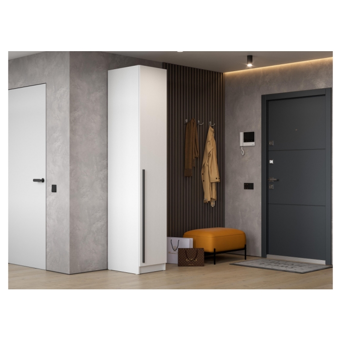 Шкаф Бирма ШК-400 белое дерево / белое дерево