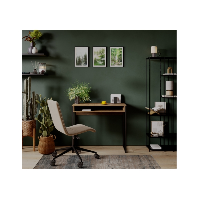 Компьютерное кресло Квадро бежевый / черный