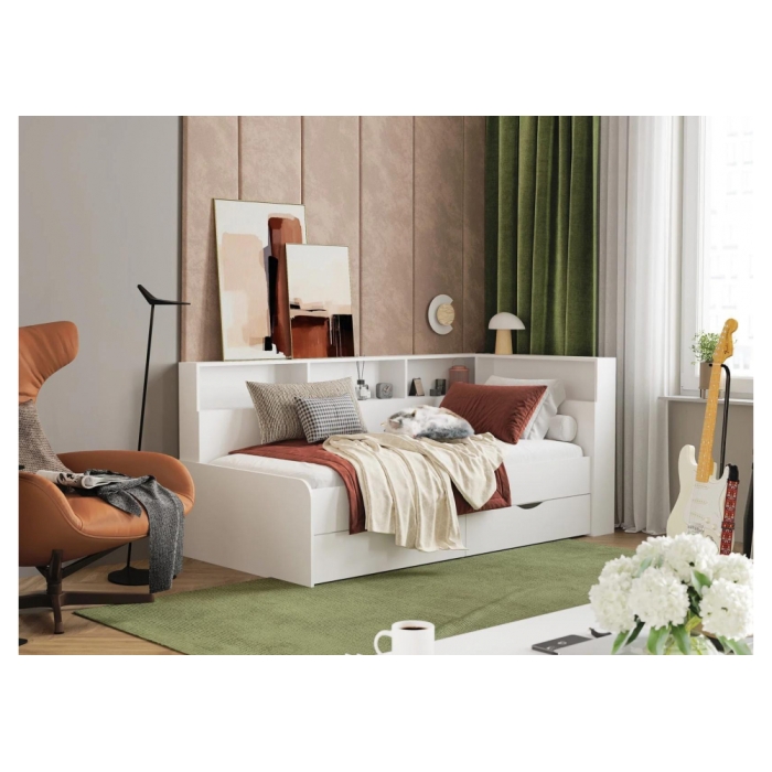 Тахта Амер 190х80 белая