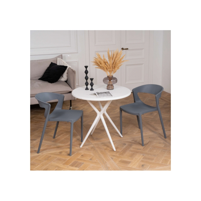 Пластиковый стул Градно серый