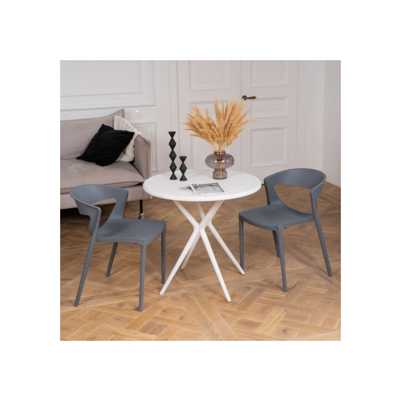 Пластиковый стул Градно серый