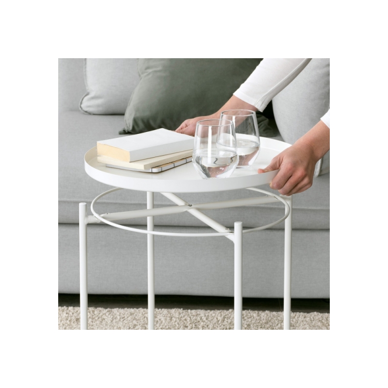 Журнальный столик-поднос Tray 1 46х52 white